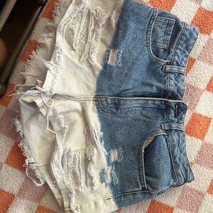 PacSun Light Blue Denim Shorts